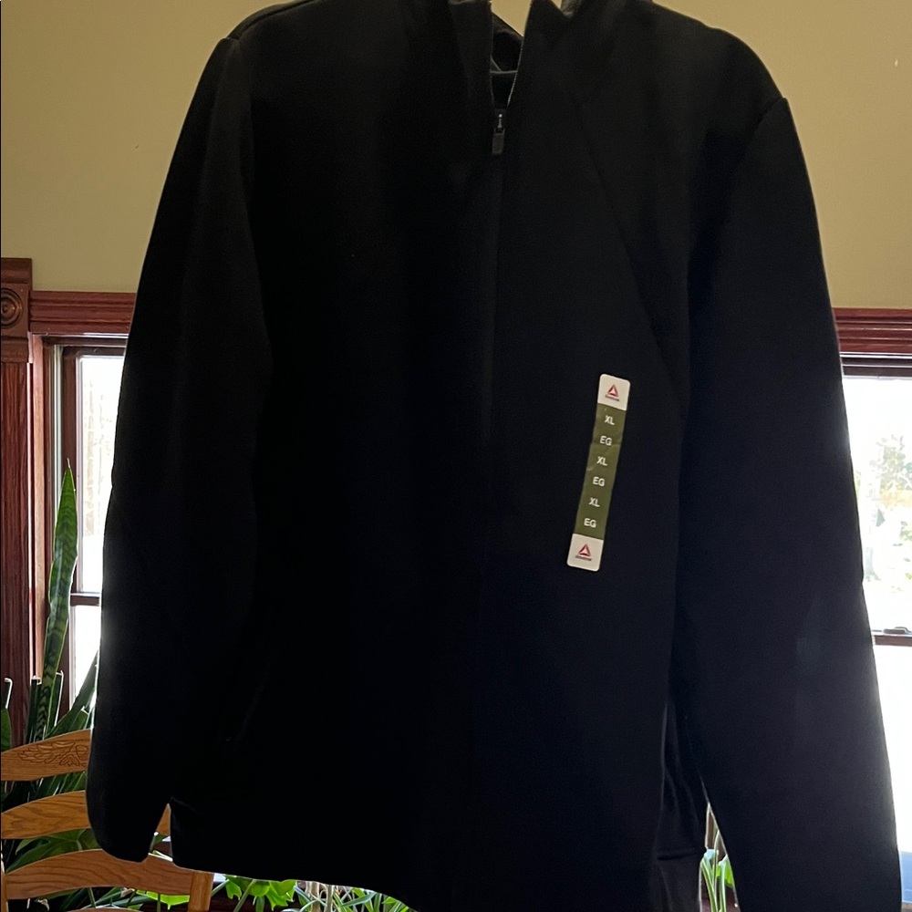 Reebok Men's Black Full-Zip Performance Jacket XL